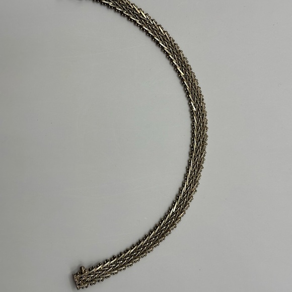 Sterling Silver Herringbone Bracelet - Picture 3 of 5